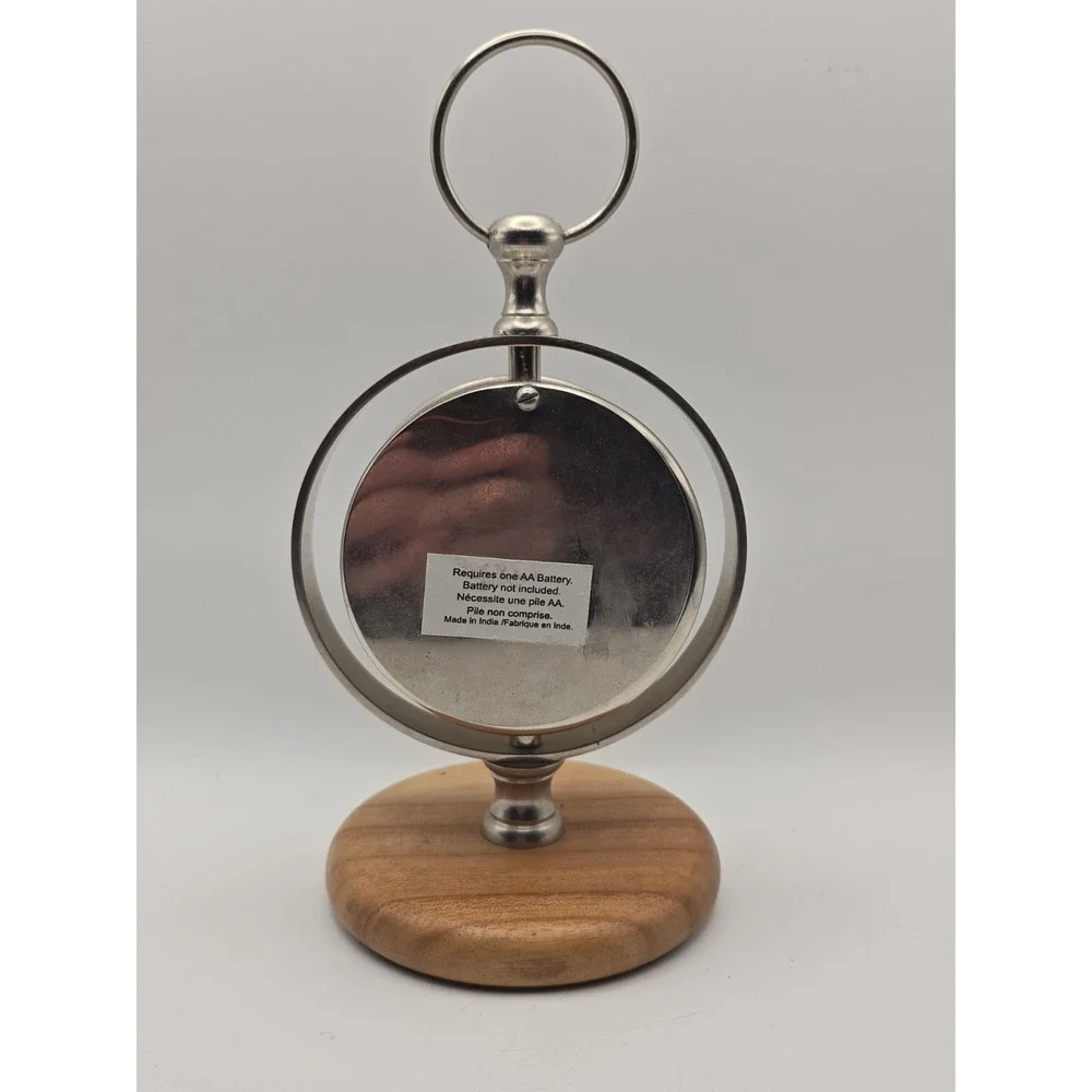 49 Bond Street London Steel Made Table Clock Desk Decor Made in India
